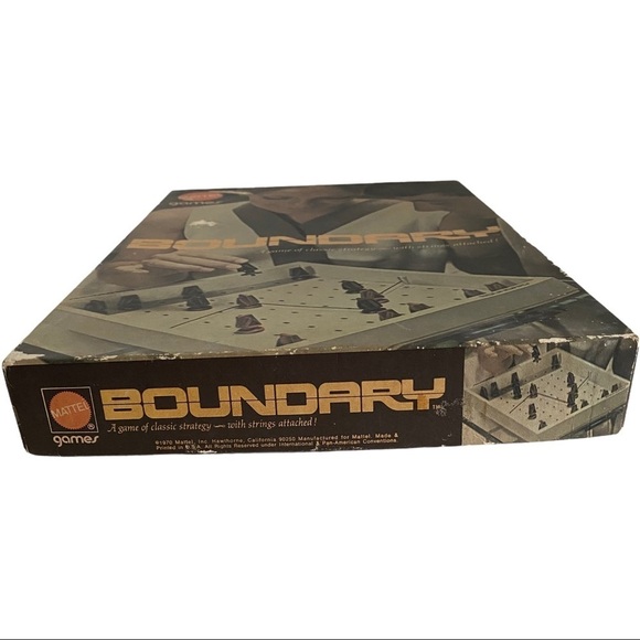 Vtg Boundary Strategy Board Game 1970 Mattel - Picture 8 of 10